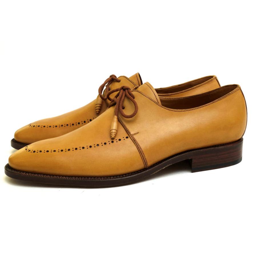 ○バラッツ BARRATS 牛革 カーフ ビジネスシューズ 17097 41506 メダリオン レザーソール マッケイ製法 メンズ 【中古】 中古 BARRATS バラッツ ビジネスシューズ 17097 41506 牛革 カーフ