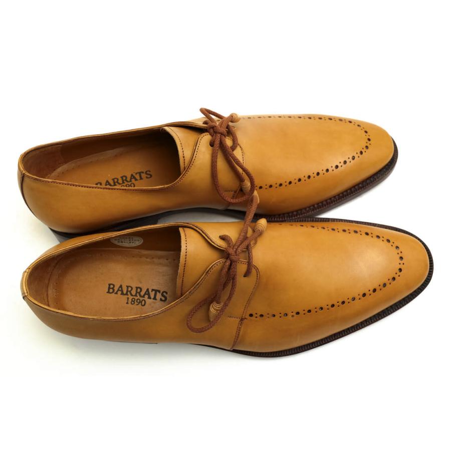 ○バラッツ BARRATS 牛革 カーフ ビジネスシューズ 17097 41506 メダリオン レザーソール マッケイ製法 メンズ 【中古】 中古 BARRATS バラッツ ビジネスシューズ 17097 41506 牛革 カーフ