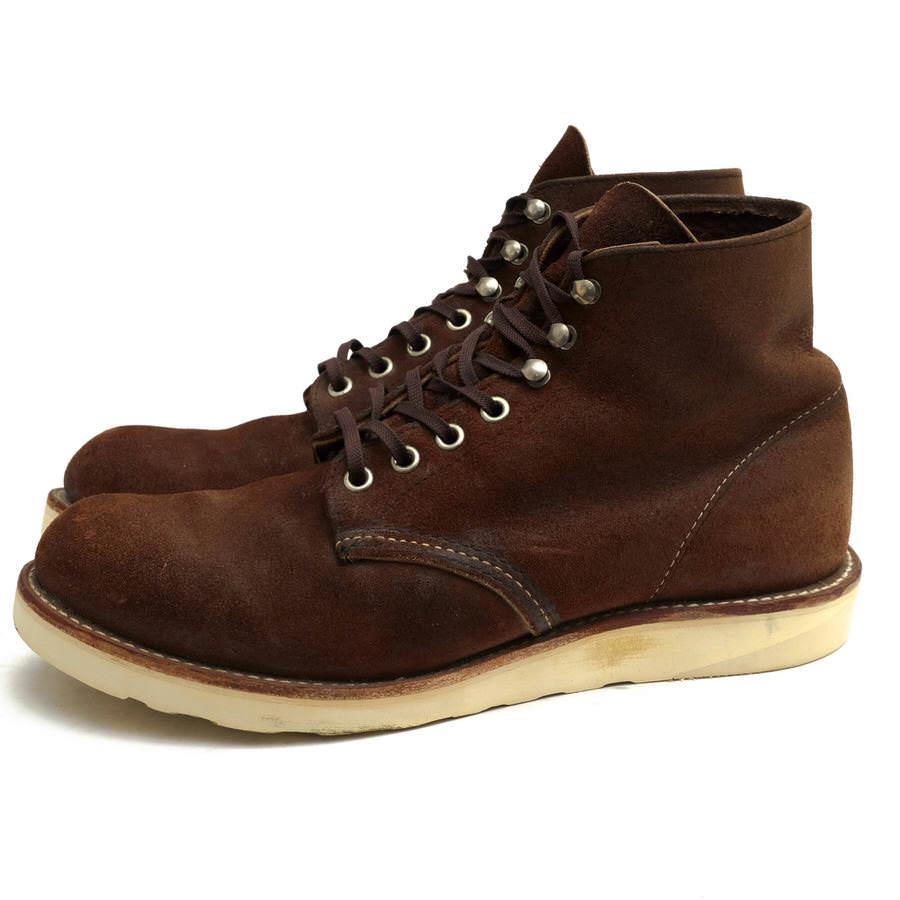 RED WING ã¬ããã¦ã£ã³ã° ã¯ã¼ã¯ãã¼ã 8164 6inch CLASSIC ROUND TOE ã¸ã£ã¯ãã¥ã¼ã«ã¹ããã¼ ã©ãã¢ã¦ã Java Muleskinner Roughout