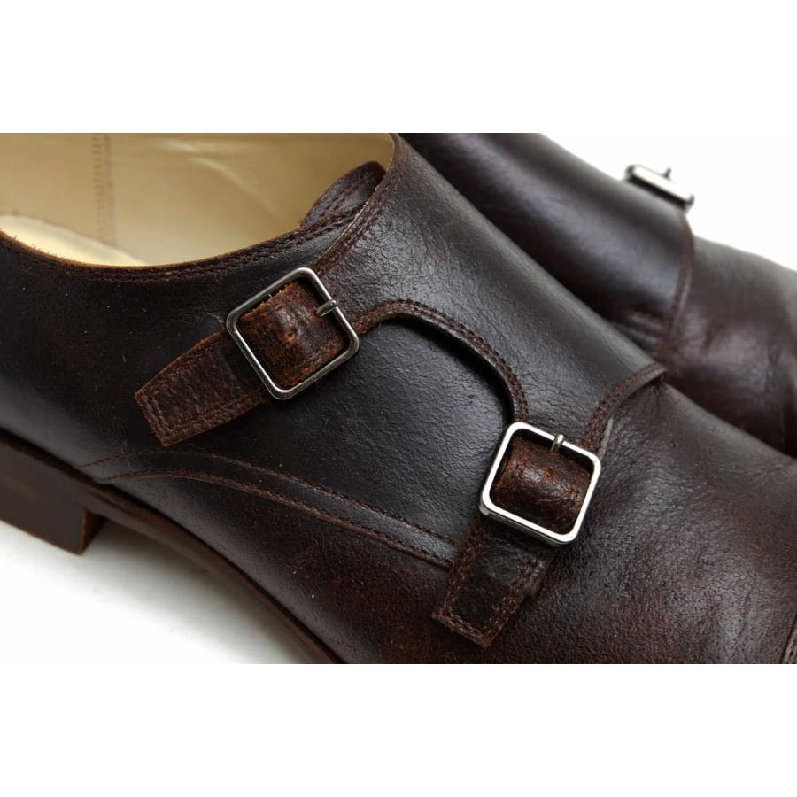 junhashimoto ジュンハシモト ビジネスシューズ S26 DOUBLE MONK STRAP heavy horse 米国 ホーウィン社 ホースレザー 馬革｜desir-store｜05