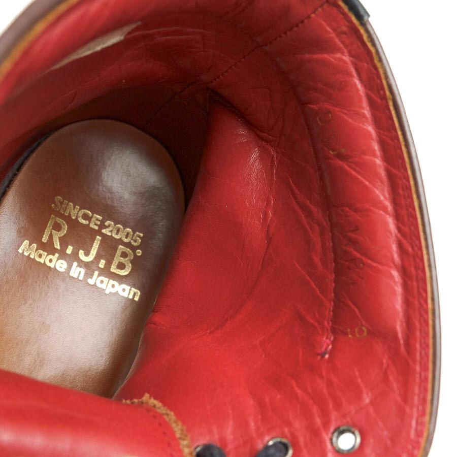 R.J.B アールジェイビー レースアップブーツ L121 WING TIP BOOTS 牛革