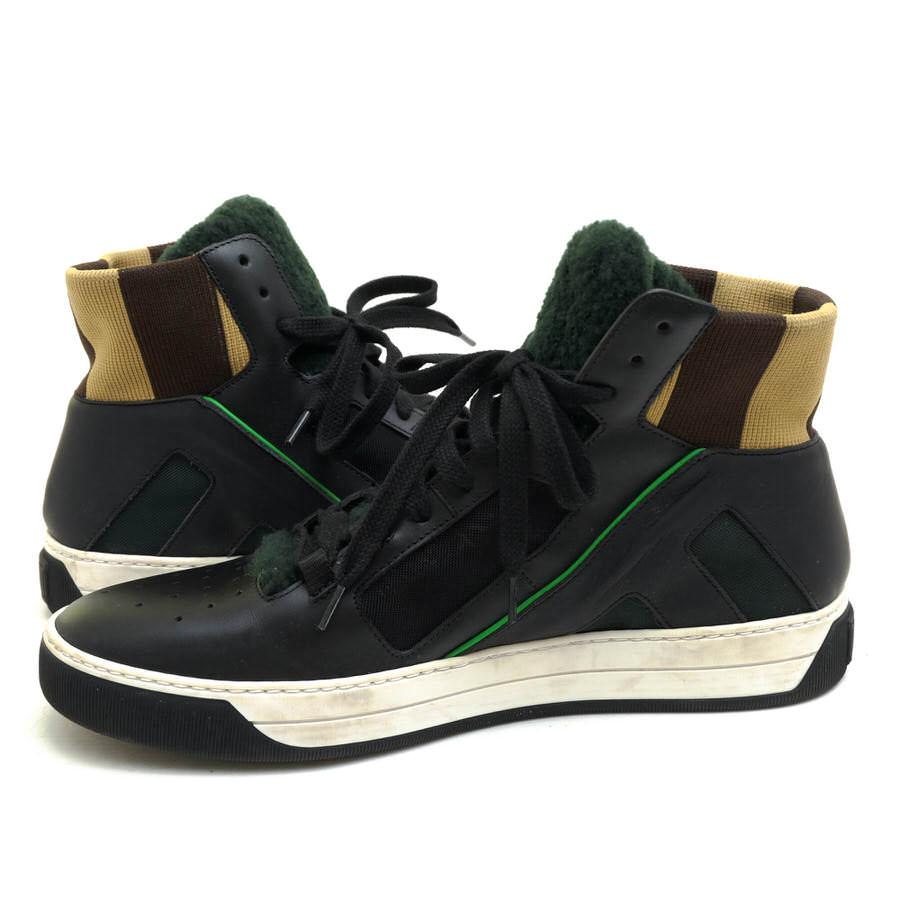 FENDI フェンディ ハイカットスニーカー 1172 牛革 カーフ ボア 