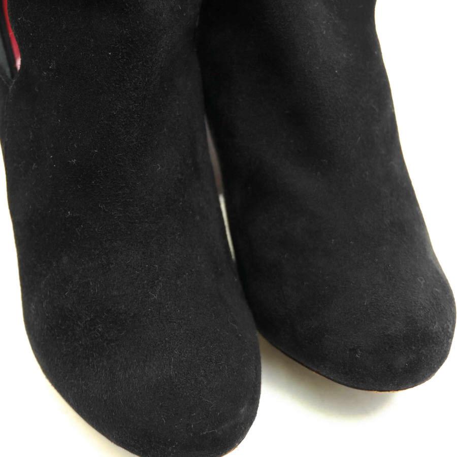 CELINE セリーヌ ブーティ ストラップ 牛革 ショートブーツ ハイヒール