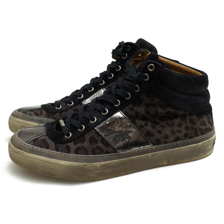JIMMY CHOO ヒョウ柄 スニーカー37 JIMMY CHOO - 新品 本物 正規品 ジミーチュウ メンズ スニーカー