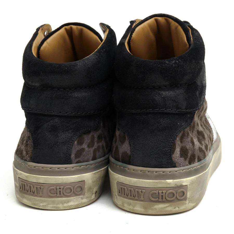 JIMMY CHOO ヒョウ柄 スニーカー37 JIMMY CHOO Jimmy Choo ジミーチュウ ハイカットスニーカー