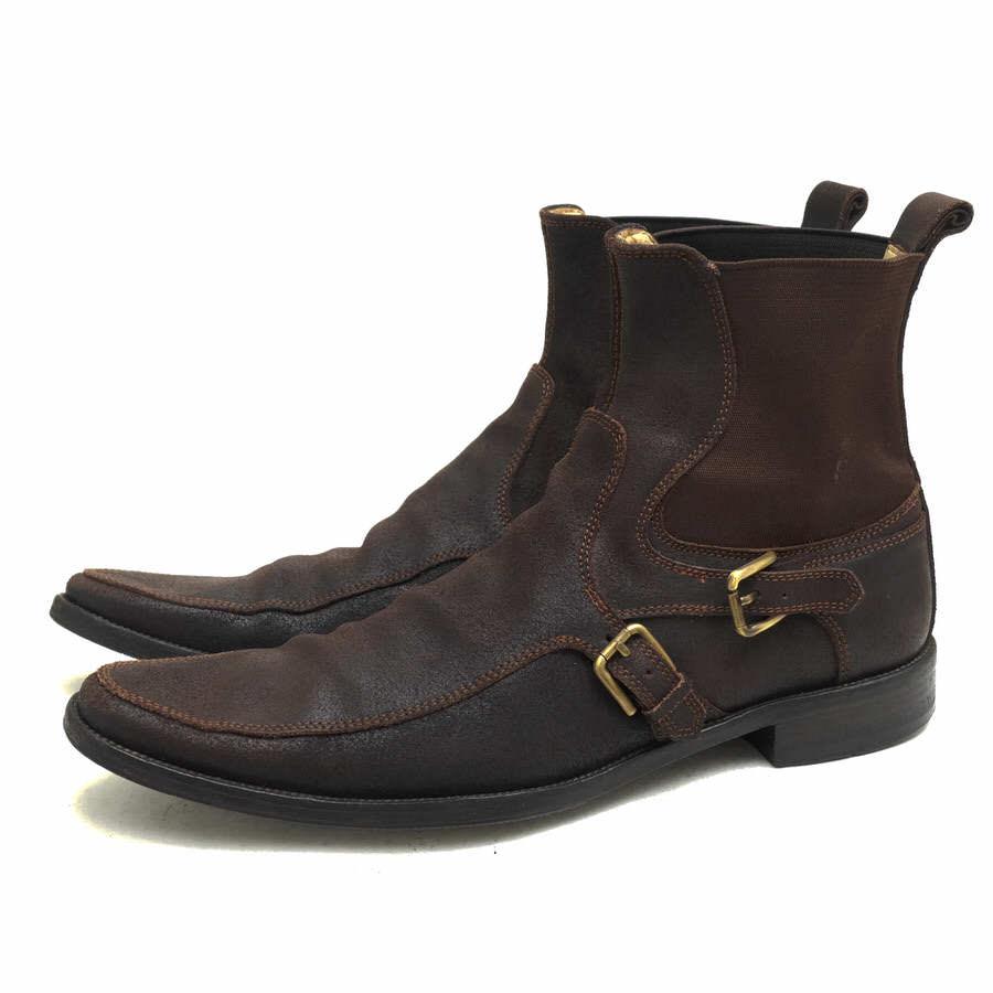 DOLCE&GABBANA（ドルチェ&ガッバーナ）サイドゴア ブーツ 中古・古着通販】DOLCE & GABBANA (ドルチェ＆ガッバーナ) サイドゴア