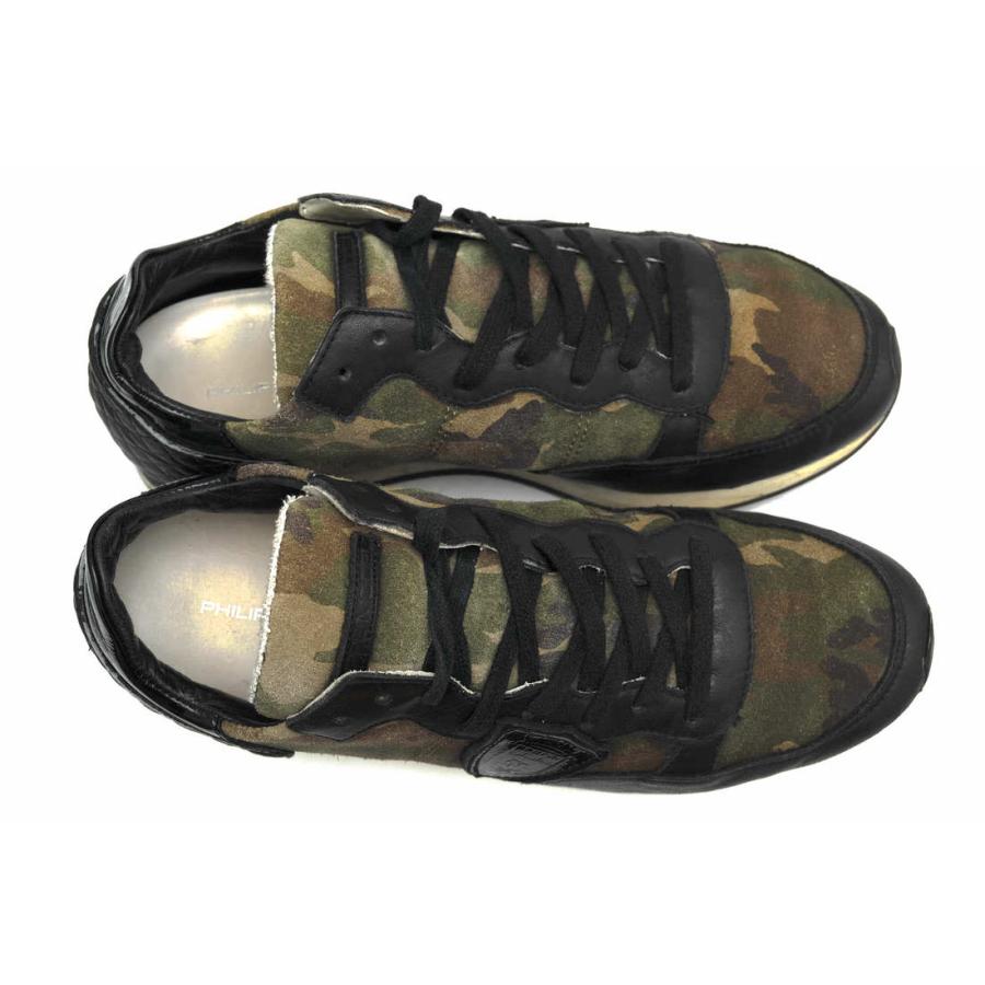 PHILIPPE MODEL × 1piu1uguale3 / ローカットスニーカー/41/KHK/TRLU TK01 TROPEZ PHILIPPE MODEL フィリップ モデル ローカットスニーカー TRLU TK01