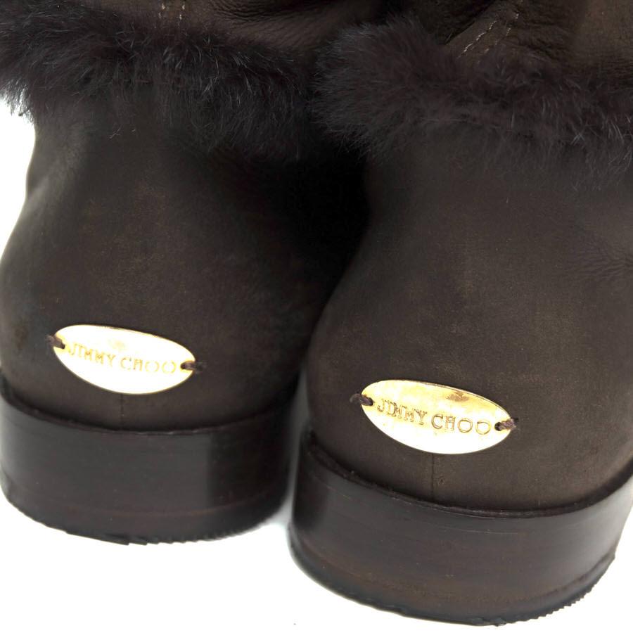 JIMMY CHOO（ジミーチュウ） ロングブーツ HARVEST 羊革 シープスキン