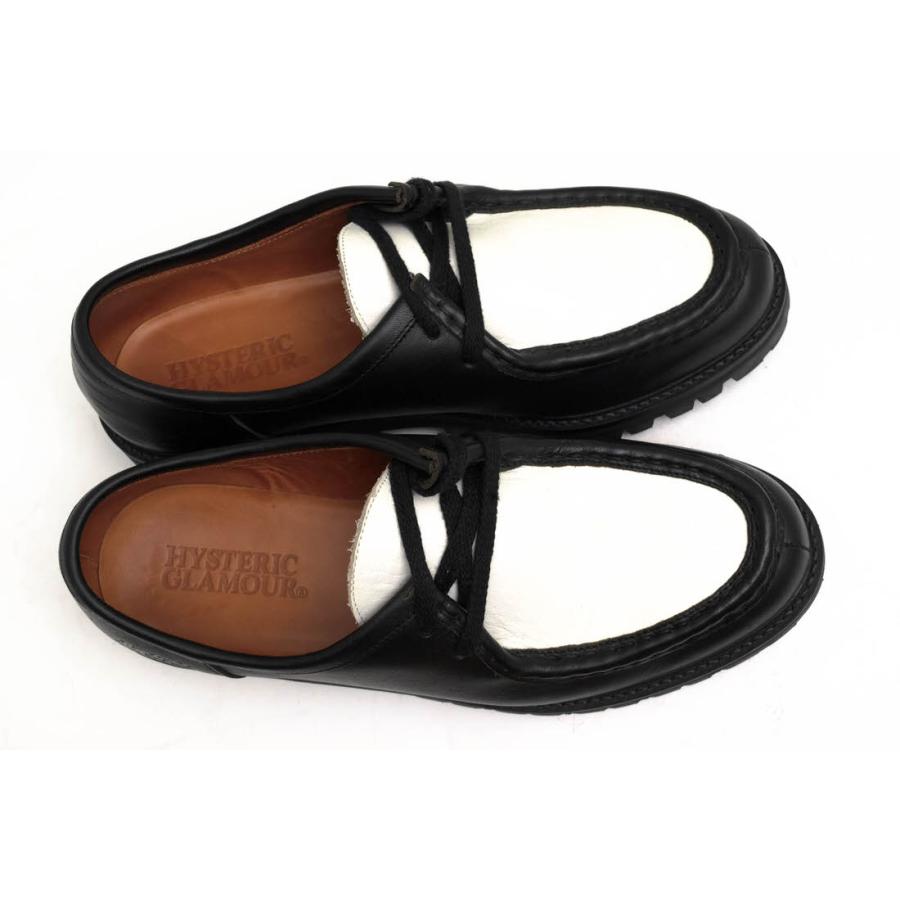 HYSTERIC GLAMOUR（ヒステリックグラマー） デッキシューズ 0263 WH BL