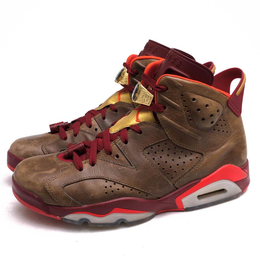 NIKE ナイキ ハイカットスニーカー 384664-250 JORDAN 6 RETRO RAW