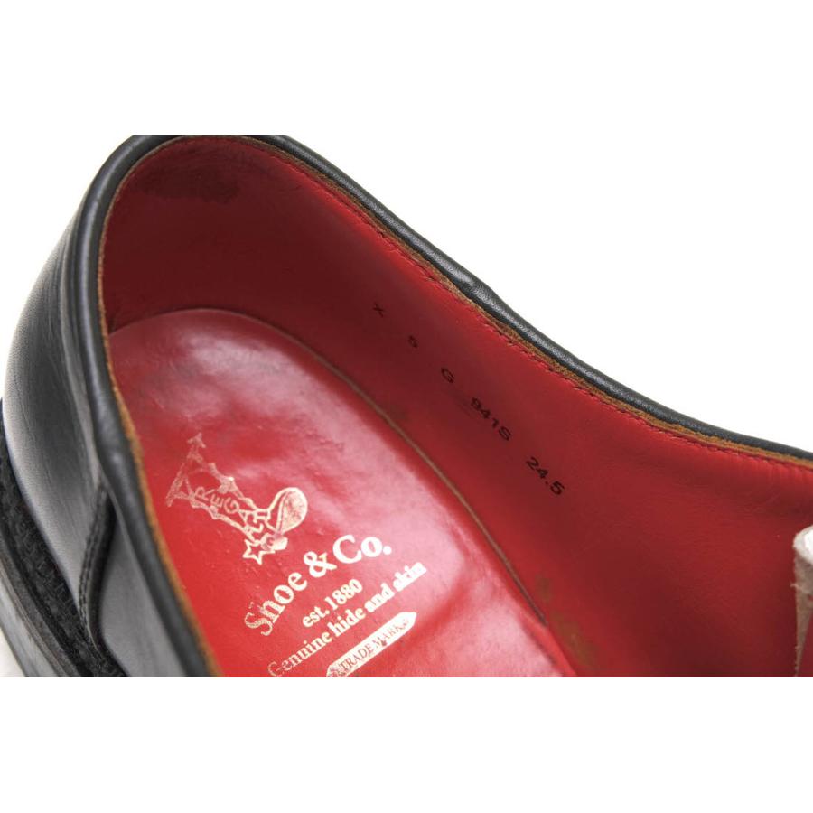 ○リーガル REGAL Shoe & Co. リバースウェルト製法 ステアハイド リッジウェイソール 牛革 ビジネスシューズ 941S チロリアンシュ 中古 REGAL（リーガル） ビジネスシューズ 941S Shoe & Co. リバース