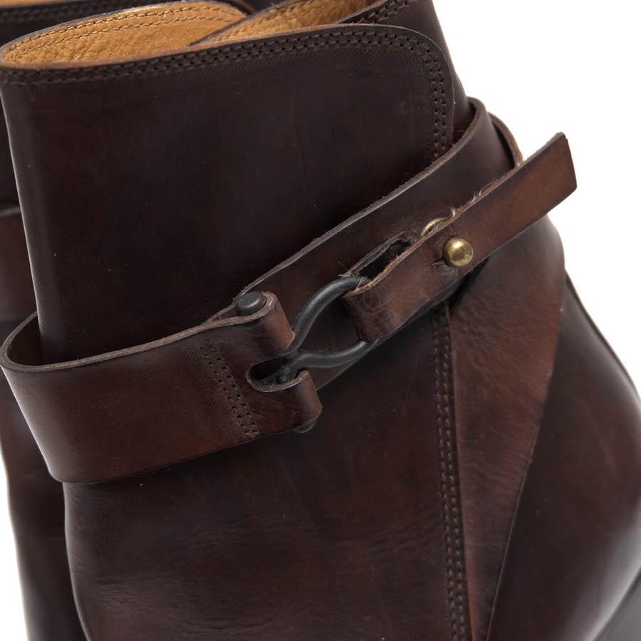 SARTORE（サルトル） ショートブーツ バケッタレザー 牛革 ベルト