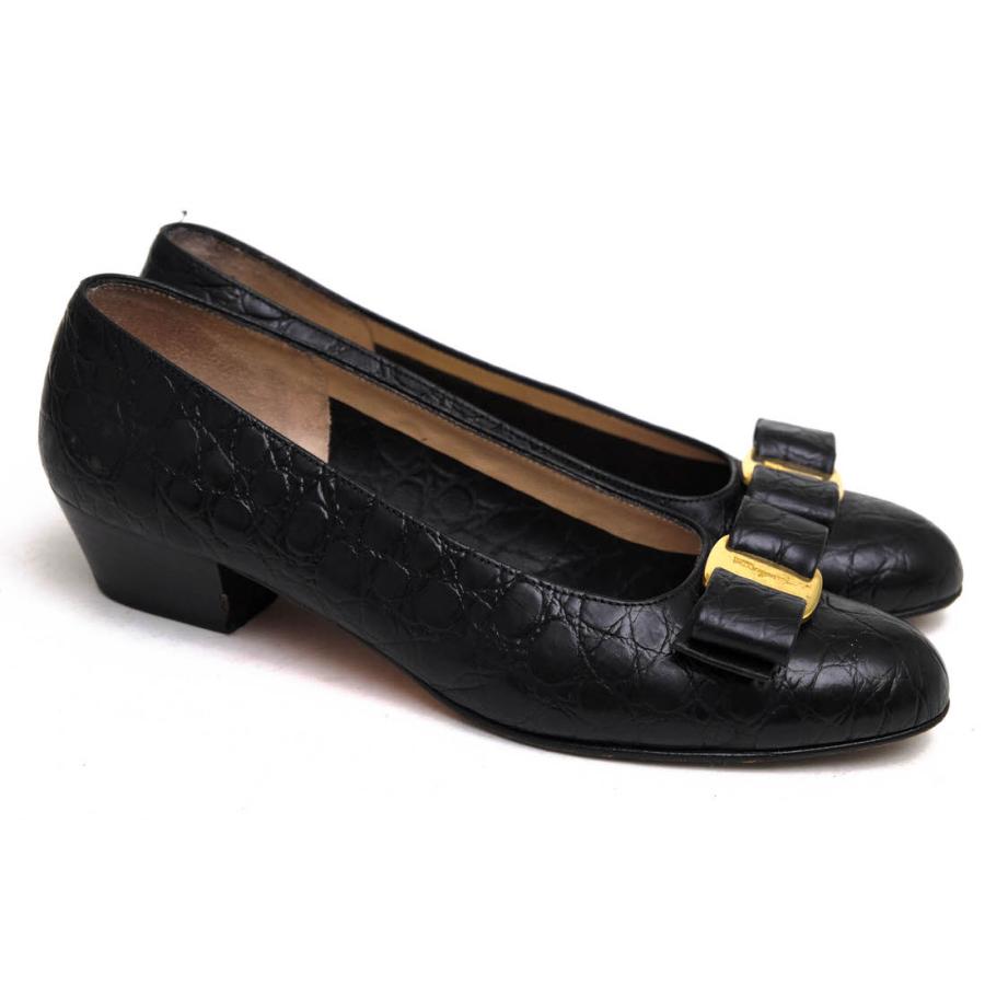 Salvatore Ferragamo フェラガモ パンプス DL 56752 388 牛革 フラット Salvatore Ferragamo フェラガモ パンプス DL 56752 388 牛革 フラット