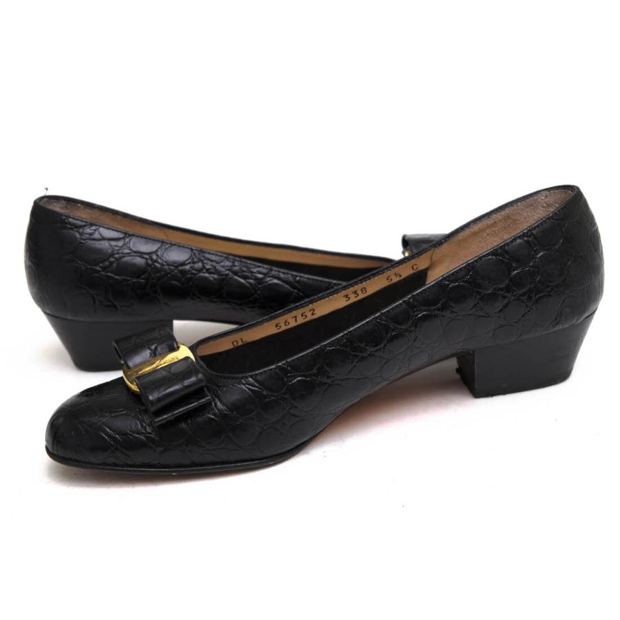 Salvatore Ferragamo フェラガモ パンプス DL 56752 388 牛革 フラット Salvatore Ferragamo フェラガモ パンプス DL 56752 388 牛革 フラット