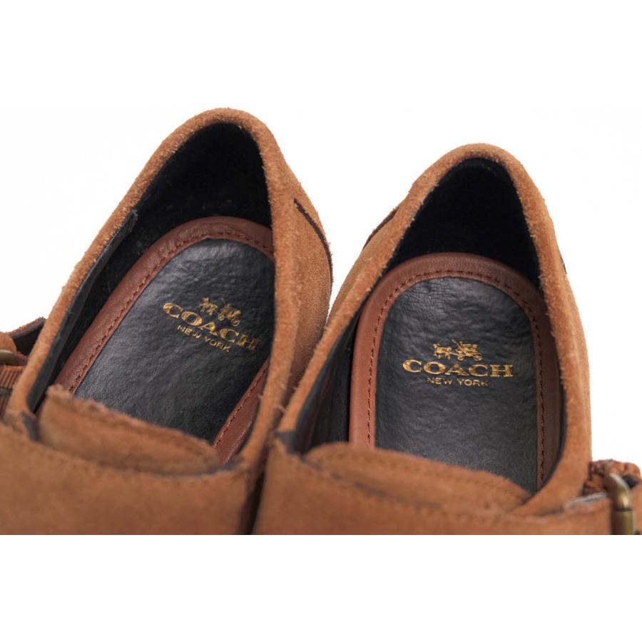 COACH コーチ ビジネスシューズ Q6576 ALEXANDER 牛革 ダブルモンク