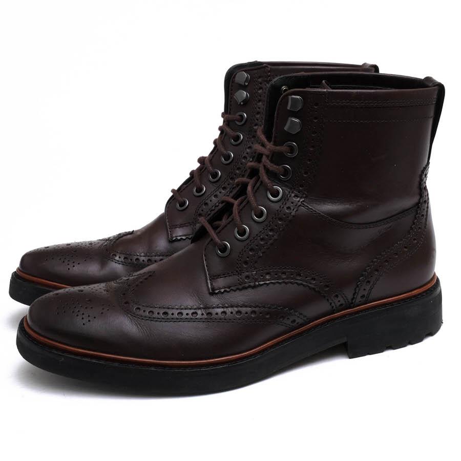 COACH コーチ レースアップブーツ G1057 Bryant Wingboot 牛革 カーフ 