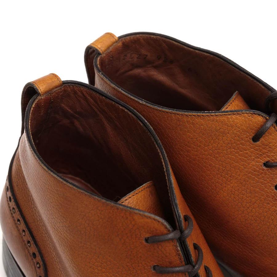 ○フラテッリ ロセッティ FRATELLI ROSSETTI 牛革 カーフ レースアップブーツ メンズ 【中古】 中古 FRATELLI ROSSETTI フラテッリ ロセッティ レースアップブーツ 牛革