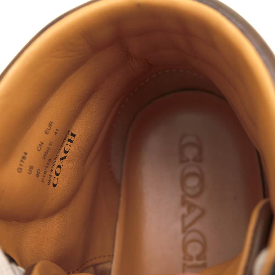 ○コーチ COACH 牛革 カーフ ハイカットスニーカー C227 Wild Beast High Top ワイルドビースト  メンズ 【中古】 中古 COACH（コーチ） ハイカットスニーカー C227 Wild Beast High Top