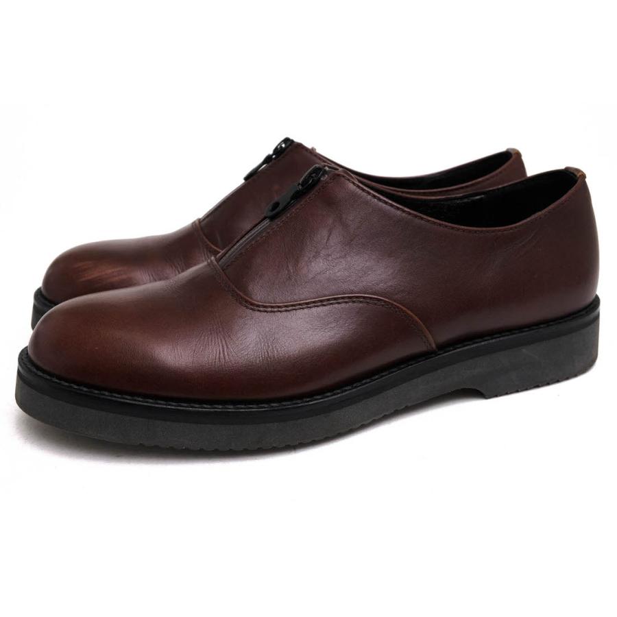 ○パドローネ PADRONE URBAN LINE アーバンライン 牛革 ビジネスシューズ PU-8759-2101-18C ELMO CENTER ZIP SHOES センタージップ 中古 PADRONE（パドローネ） ビジネスシューズ PU-8759-2101-18C ELMO