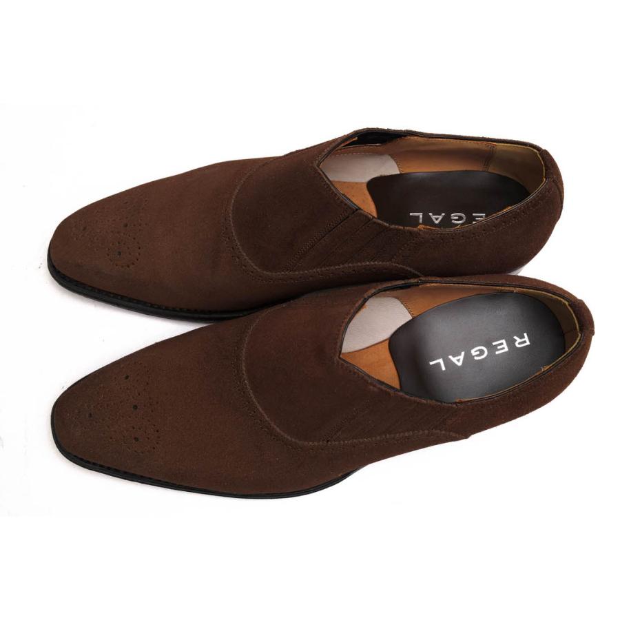 REGAL（リーガル） ビジネスシューズ Y906 牛革 サイドエラスティック
