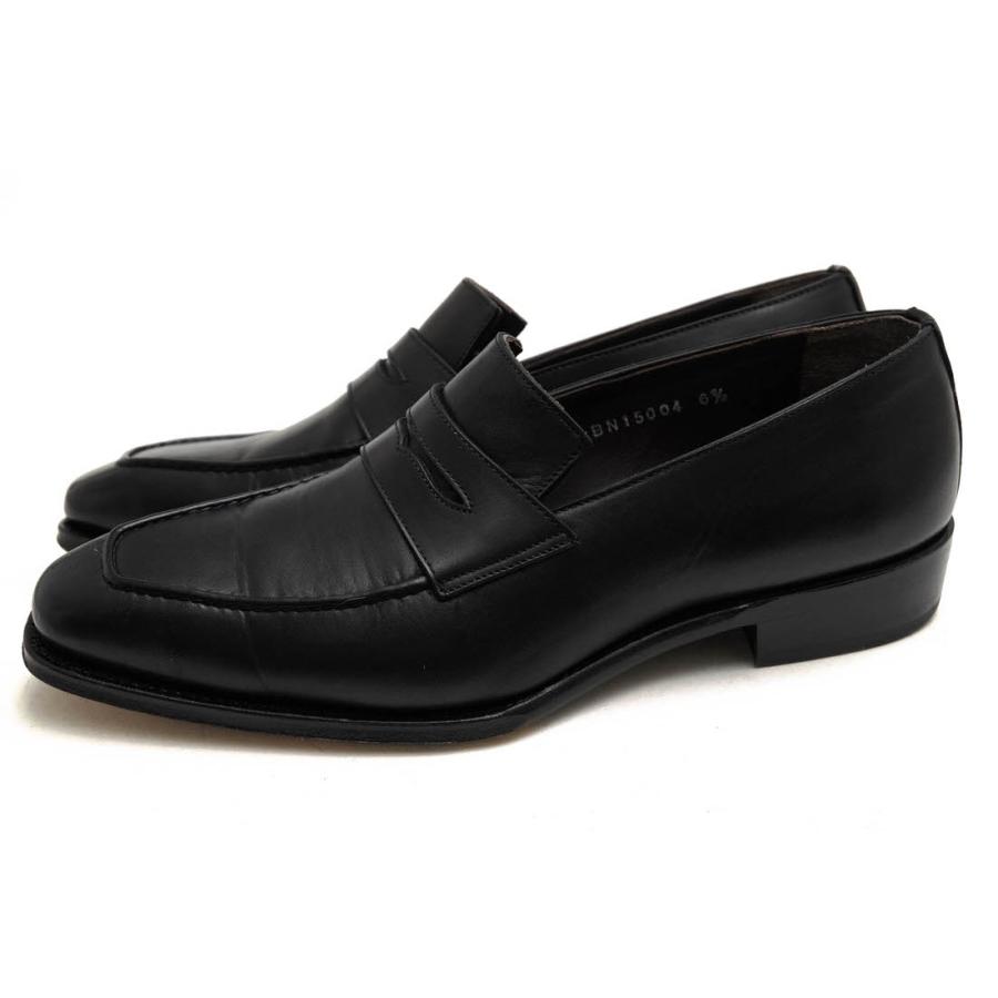 誠実】 バーニーズ ニューヨーク コインローファー 黒 7H 26cm前後