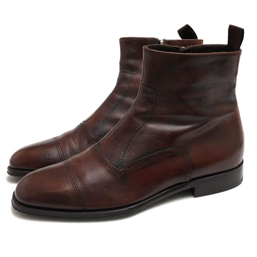 ARMANI GIORGIO アルマーニ サイドジップブーツ X2M134 XC483 ANKLE 
