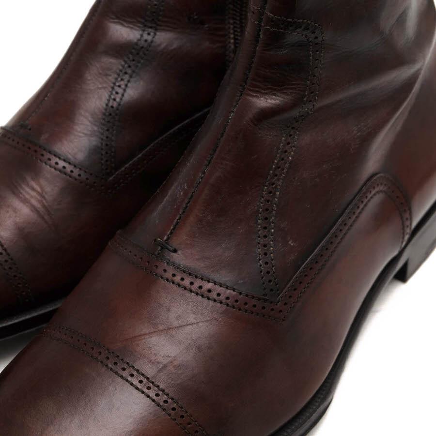 ARMANI GIORGIO アルマーニ サイドジップブーツ X2M134 XC483