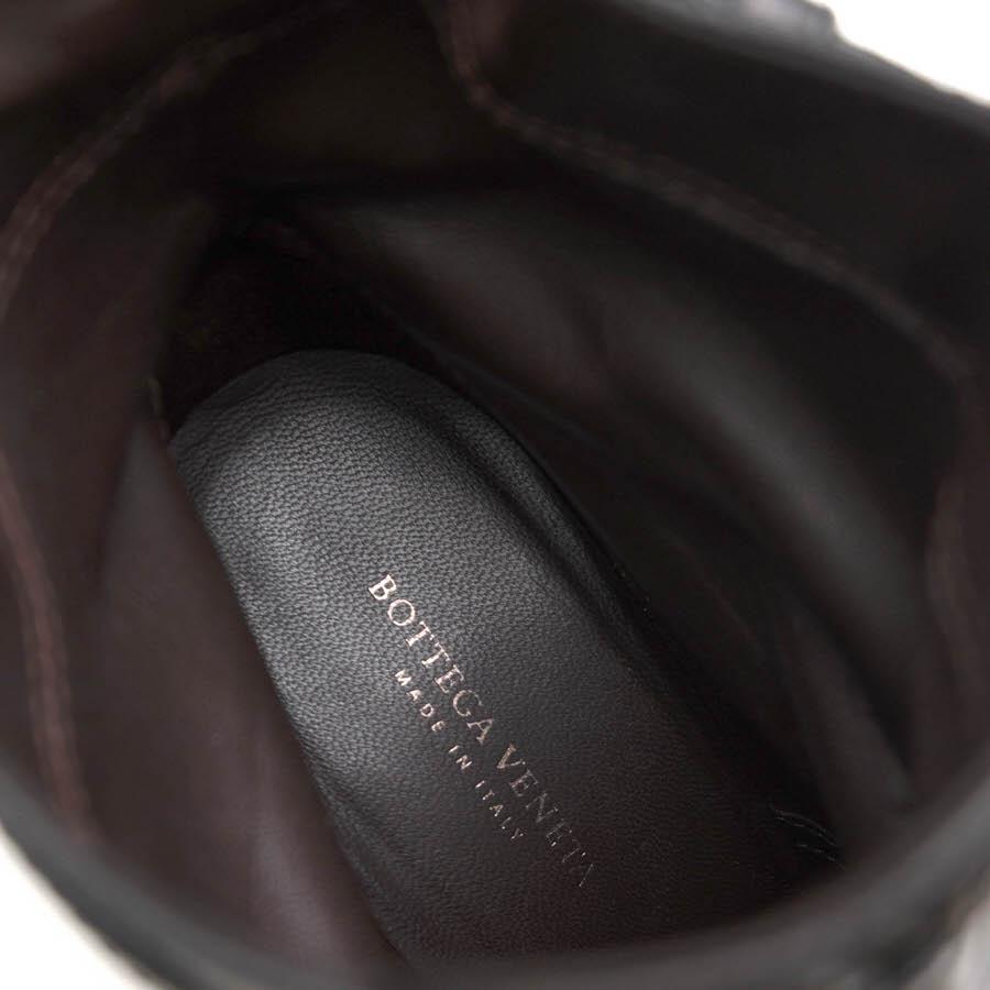 ○ボッテガヴェネタ BOTTEGA VENETA 牛革 カーフ バイカーブーツ ショートブーツ センタージップ スタッズ ハイヒール レディース  中古 BOTTEGA VENETA（ボッテガ・ヴェネタ） ショートブーツ 牛革 カーフ