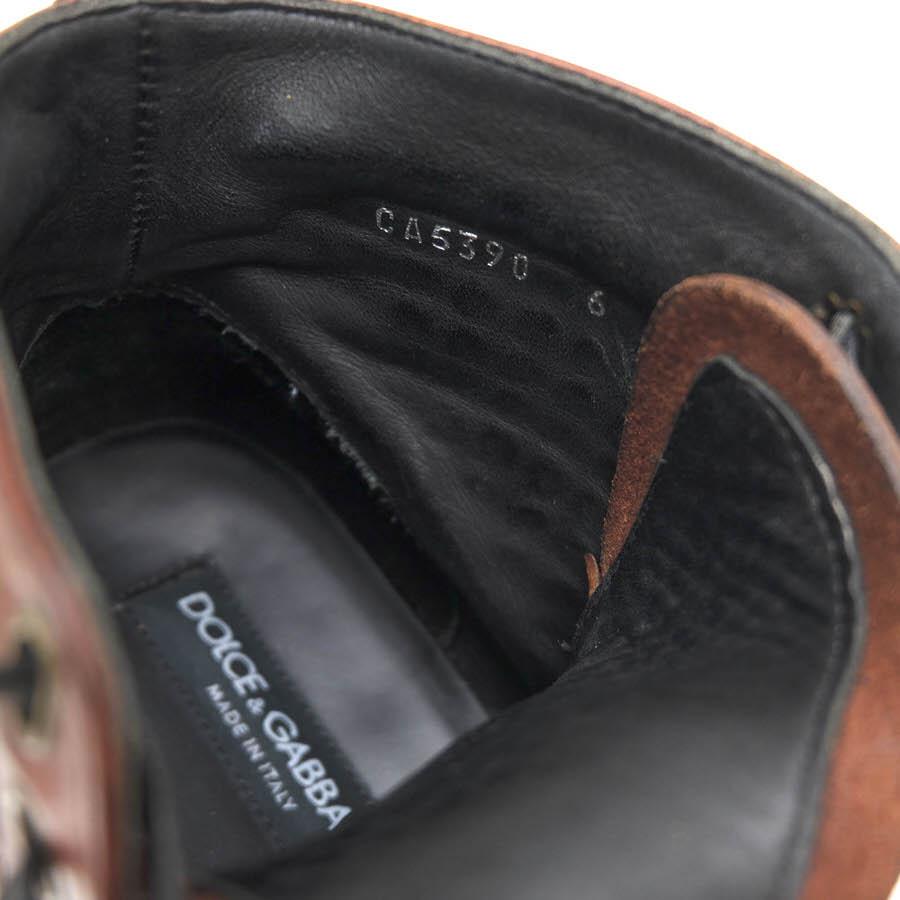 DOLCE&GABBANA（ドルチェ & ガッバーナ） ドルガバ レースアップブーツ