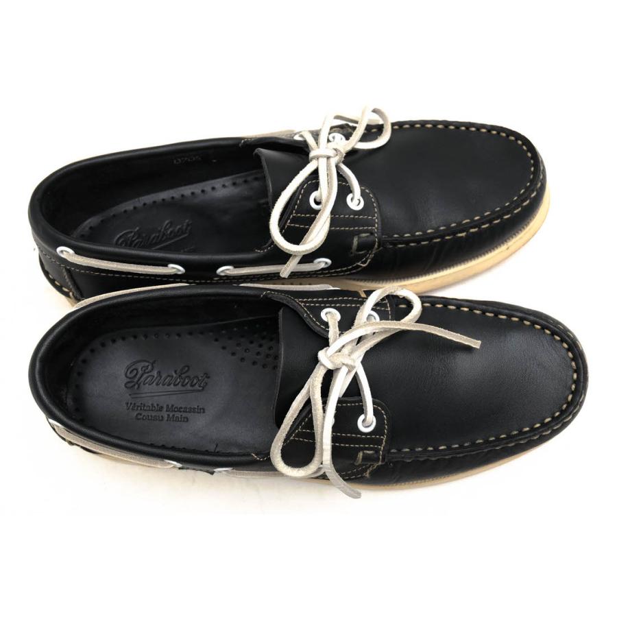 美品★paraboots barthサイズ6 デッキシューズ バース モカシン Paraboot（パラブーツ） デッキシューズ BARTH バース 牛革 MARINE