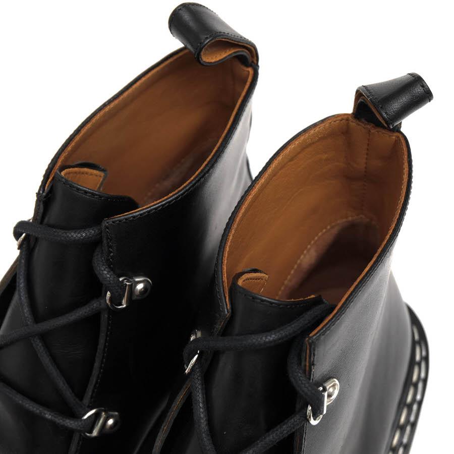 美品　ATP ATELIER COZZANA BOOTS ブーツ　黒　イタリア製 ATP Atelier エーティーピーアトリエ レースアップブーツ COZZANA