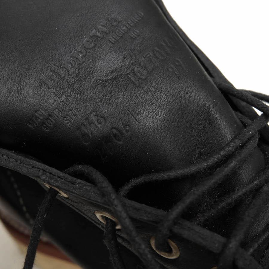 CHIPPEWA（チペワ） ワークブーツ 25061 6 inch MOC BOOTS RETRO BLACK
