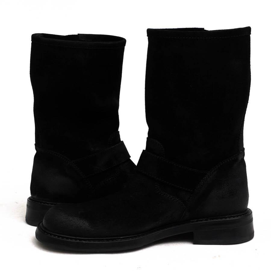 BUTTERO ブッテロ エンジニアブーツ 黒 42 イタリア製　サイドジップ BUTTERO ブッテロ エンジニアブーツ B2450 CAPALBIO 牛革