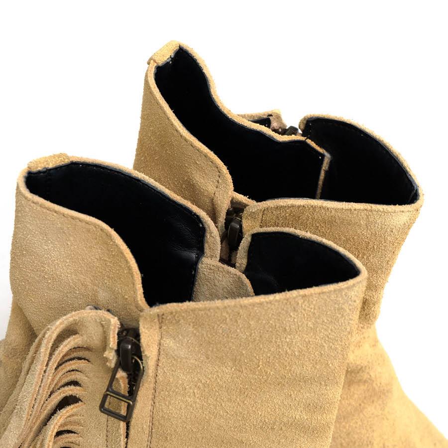 glamb グラム サイドジップブーツ GB0220 AC05 Fringe boots フリンジ 