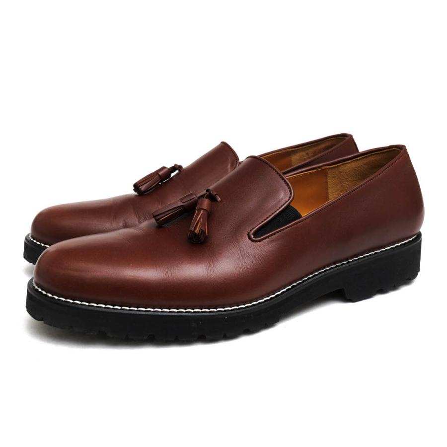 Tomo&Co モカシンローファー Tomo&Co / Asymmetric Coin Lofer -Black- | 80-HACHIMARU-