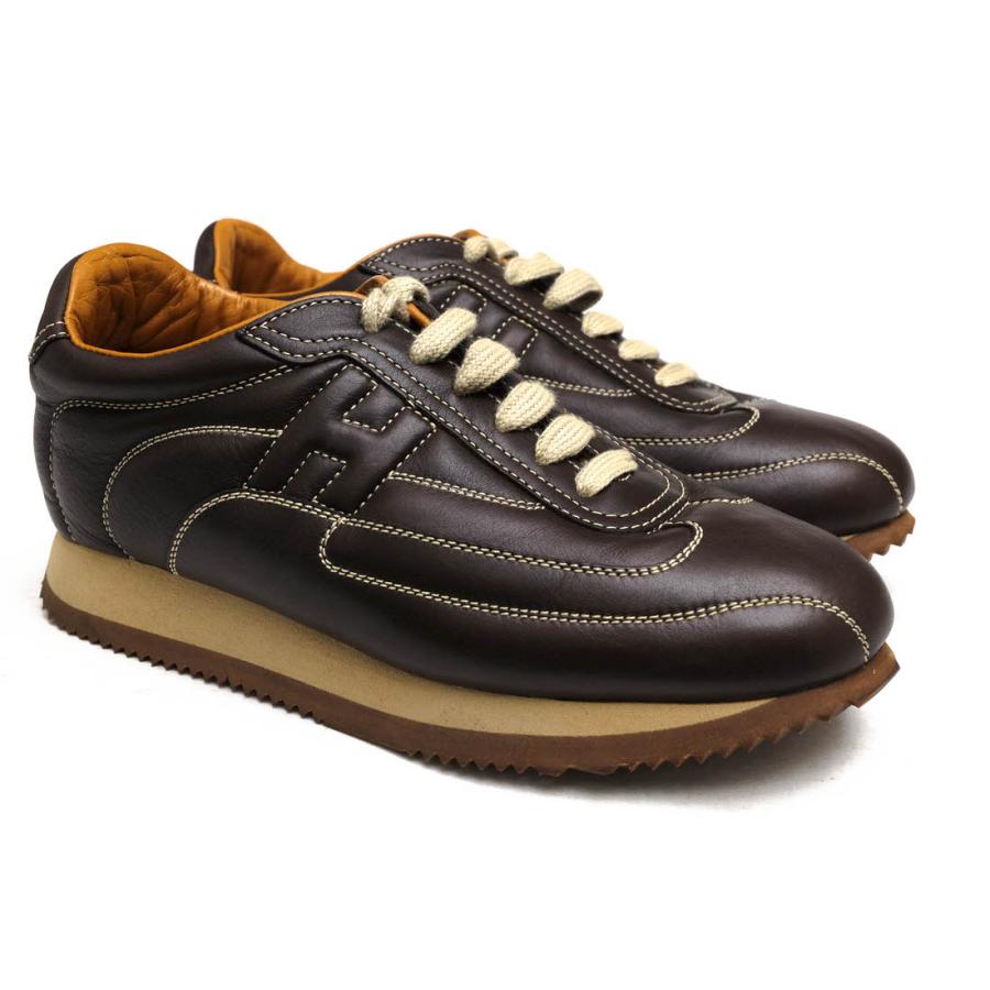 HERMES（エルメス） ローカットスニーカー Quick クイック 牛革 カーフ 