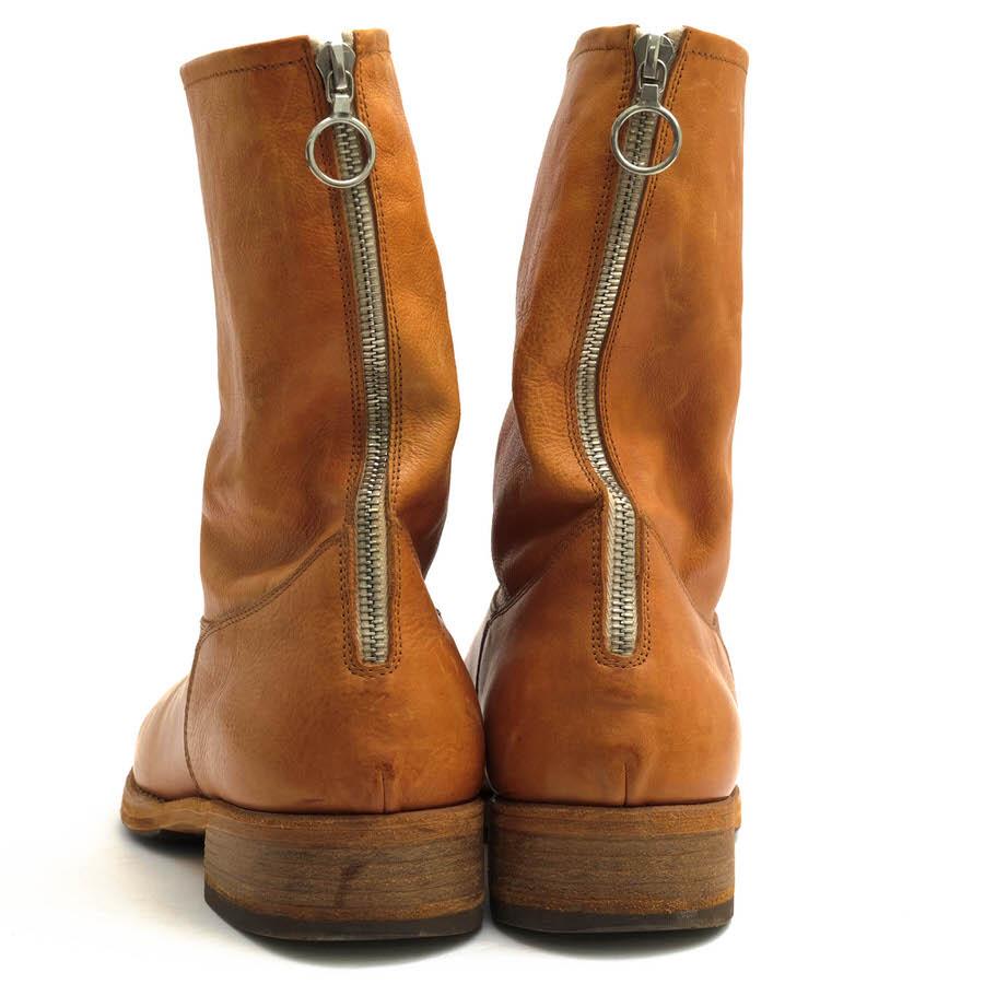 SAK サク バックジップブーツ Back Zip Boots Vachetta Leather