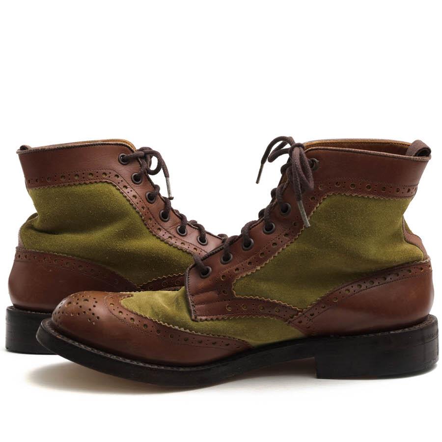 Tricker's（トリッカーズ） レースアップブーツ M6972 牛革 ダブル