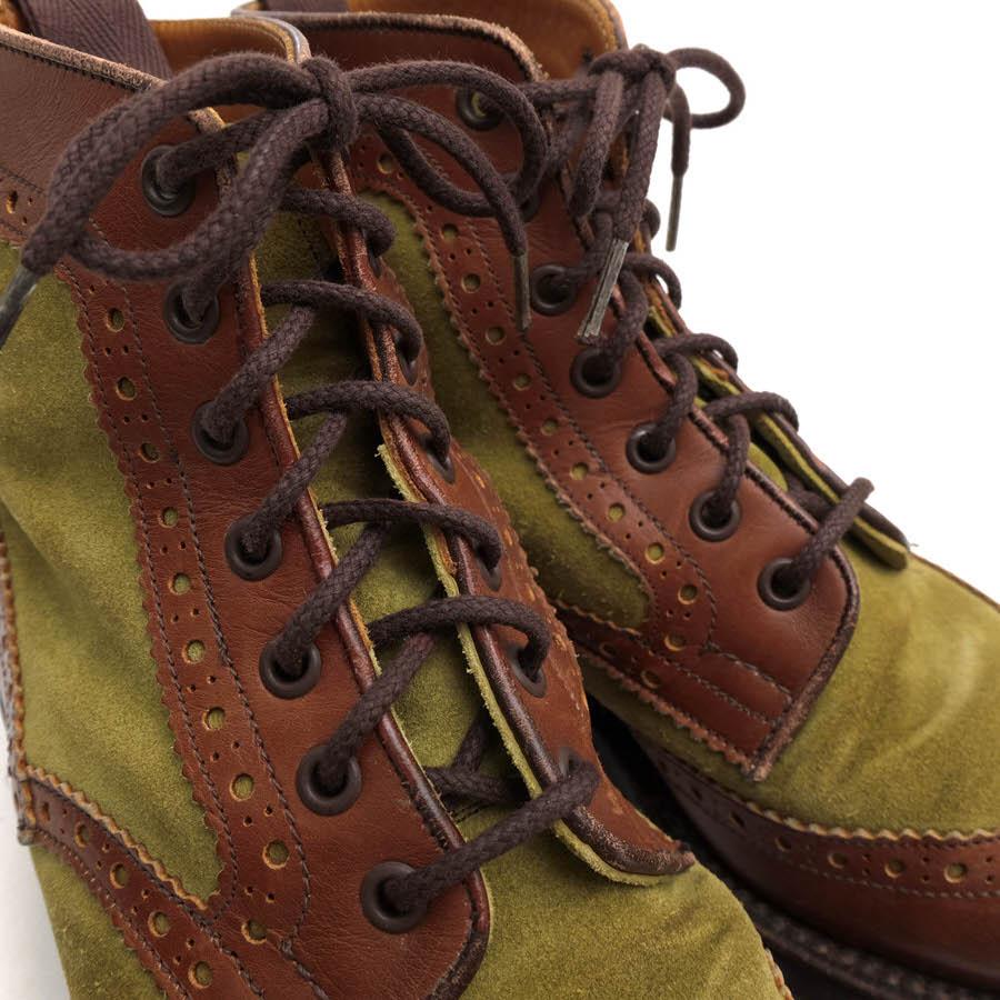 Tricker's（トリッカーズ） レースアップブーツ M6972 牛革 ダブル