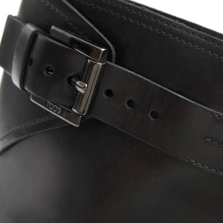 TOD'S（トッズ） エンジニアブーツ 牛革 カーフ ラバーソール プレーン