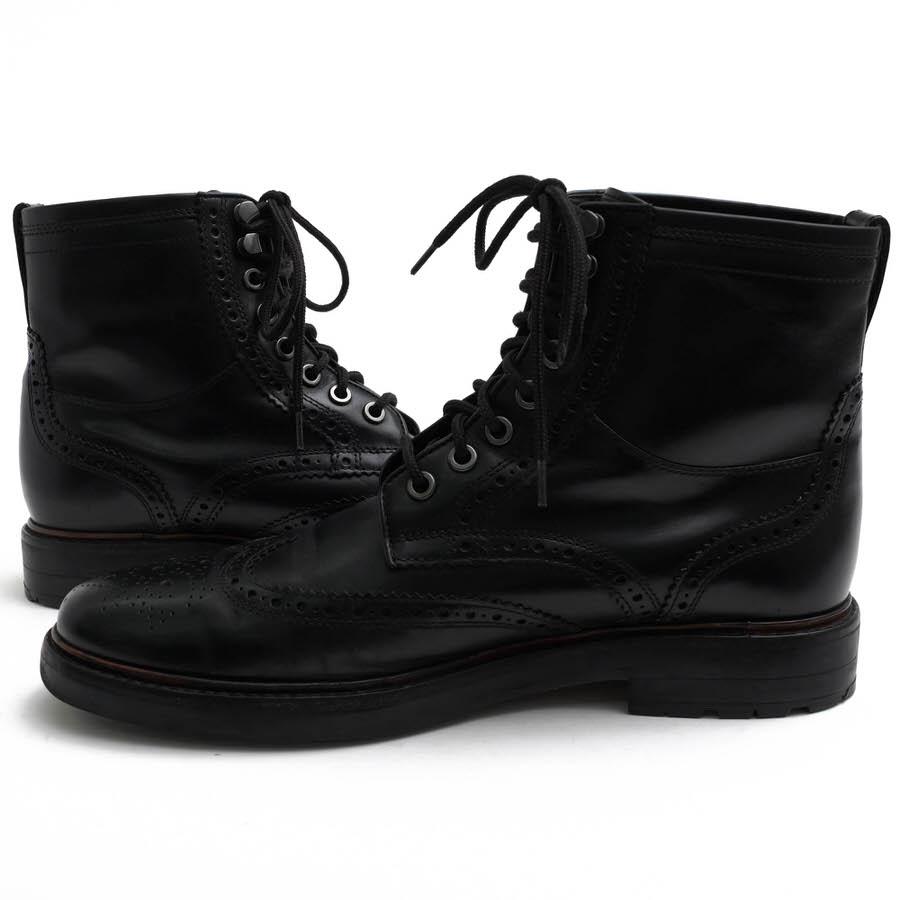 未使用 COACH ウィングチップ レースアップブーツ G1057 28 牛革 COACH（コーチ） レースアップブーツ G1057 Bryant Wingboot 牛革