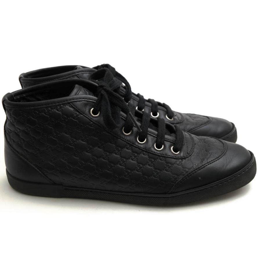 GUCCI（グッチ） ハイカットスニーカー 391499 GGシマレザー 牛革