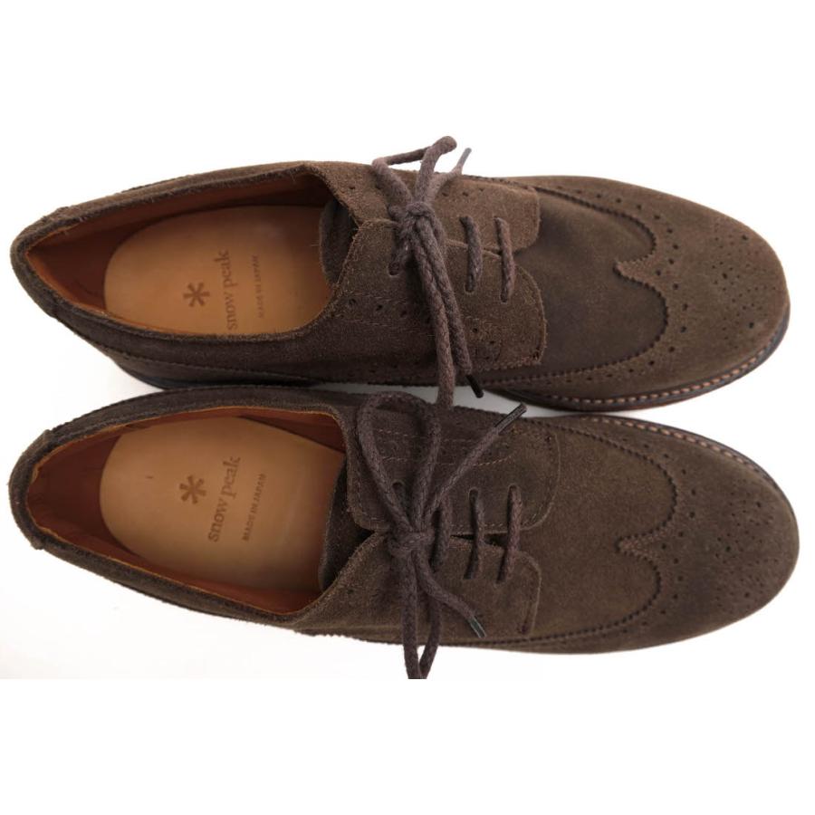 ○リーガル REGAL  Peak スノーピーク別注モデル 牛革 ビジネスシューズ Transfer Grip トランスファーグリップ 撥水加工 ウォ 中古 REGAL（リーガル） ビジネスシューズ Transfer Grip トランスファー