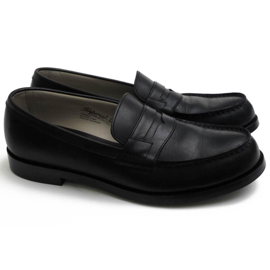 （希少品）フットストックオリジナルズコラボ　ブラックビットローファー　スリッポン FOOTSTOCK ORIGINALS フットストックオリジナルズ コインローファー