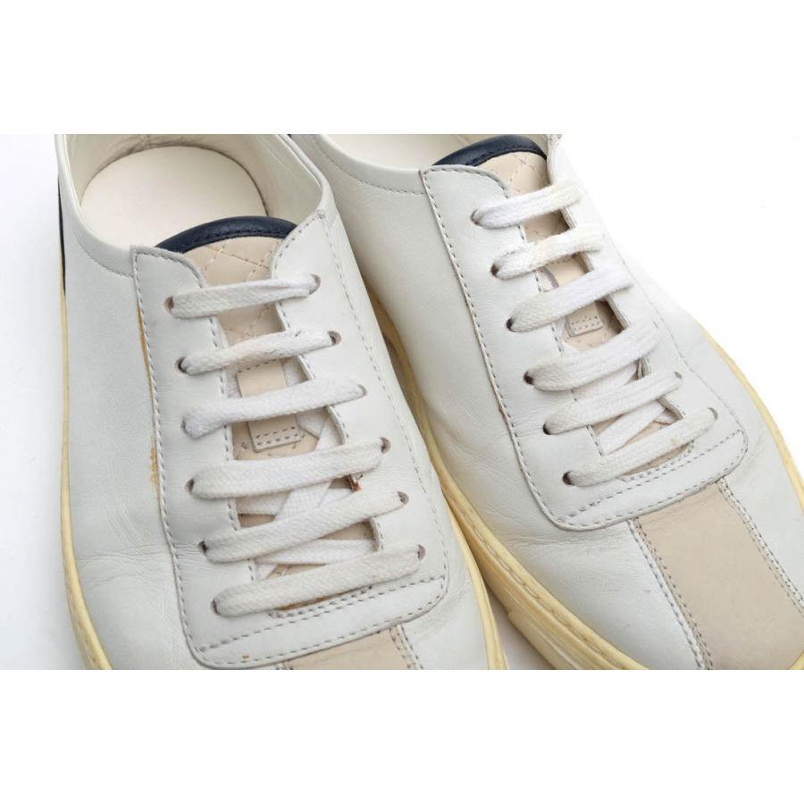 ○グッチ GUCCI 牛革 カーフ ローカットスニーカー 352957 Eugene Miro Soft Lace-up Sneaker  メンズ 【中古】 中古 GUCCI（グッチ） ローカットスニーカー 352957 Eugene Miro Soft Lace