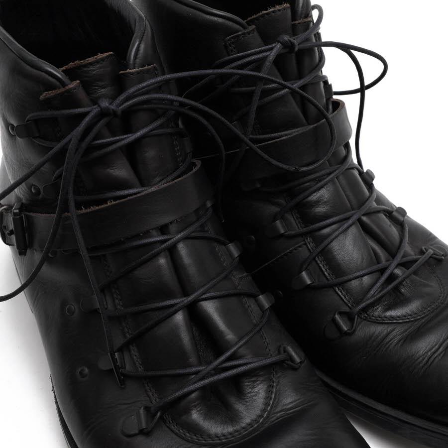 GUCCI レザーショートブーツ GUCCI ショートブーツ サイドジップ メンズ SIZE 40 1/2 (25.5cm