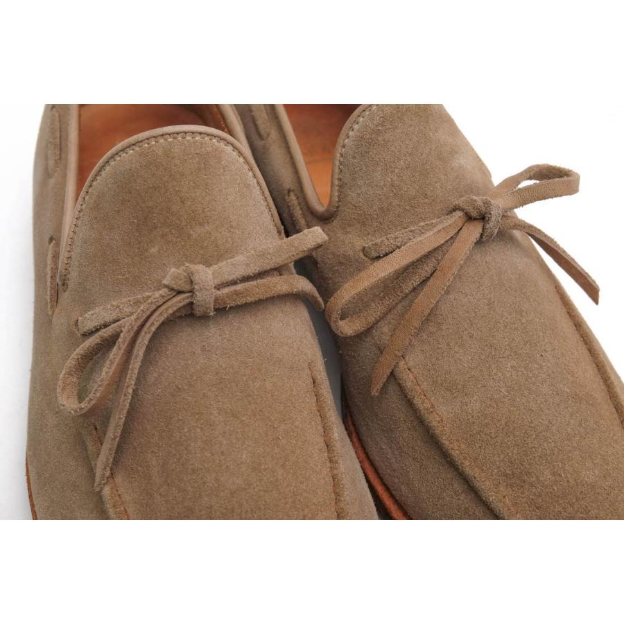 ○クロケット＆ジョーンズ CROCKETT＆JONES 牛革 タッセルローファー WENDOVER スリッポン レザーソール グッドイヤーウェルト製法 中古 CROCKETT&JONES（クロケット＆ジョーンズ） タッセルローファー