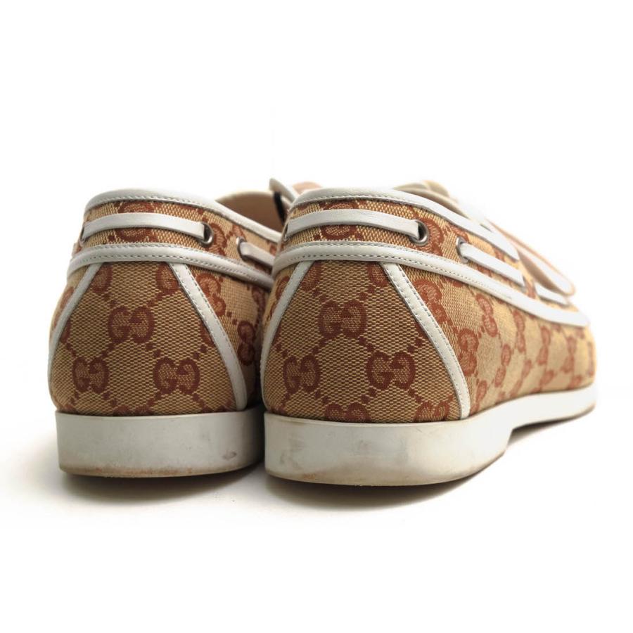○グッチ GUCCI デッキシューズ 547641 MOCCASIN FABRIC T.ORIGINAL GG/MIRO SOFT インターロッキングGG スリッポン メンズ 【中古 中古 GUCCI（グッチ） デッキシューズ 547641 MOCCASIN FABRIC T.ORIGINAL