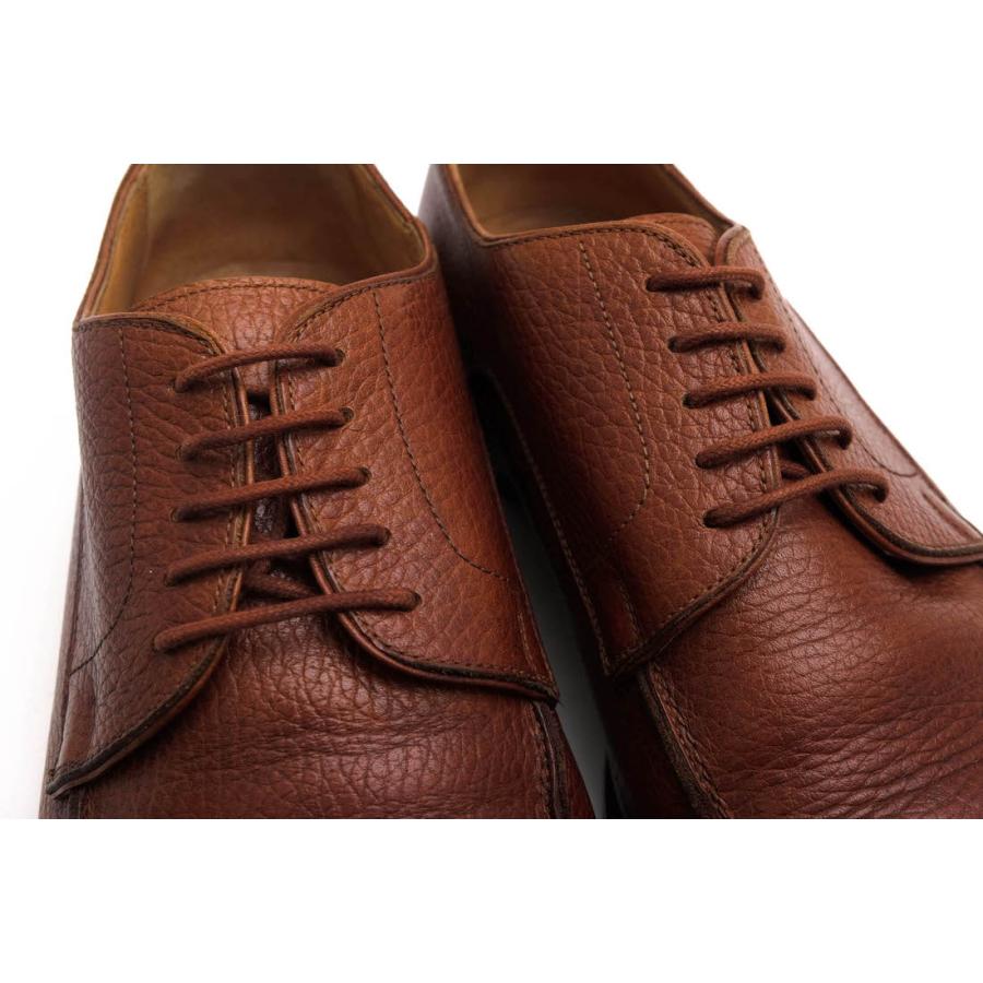 ○エルメス HERMES グレイン型押し牛革 ビジネスシューズ  Uチップ レザーソール シボ革 シュリンクレザー メンズ 【中古】 中古 HERMES（エルメス） ビジネスシューズ グレイン型押し牛革 Uチップ