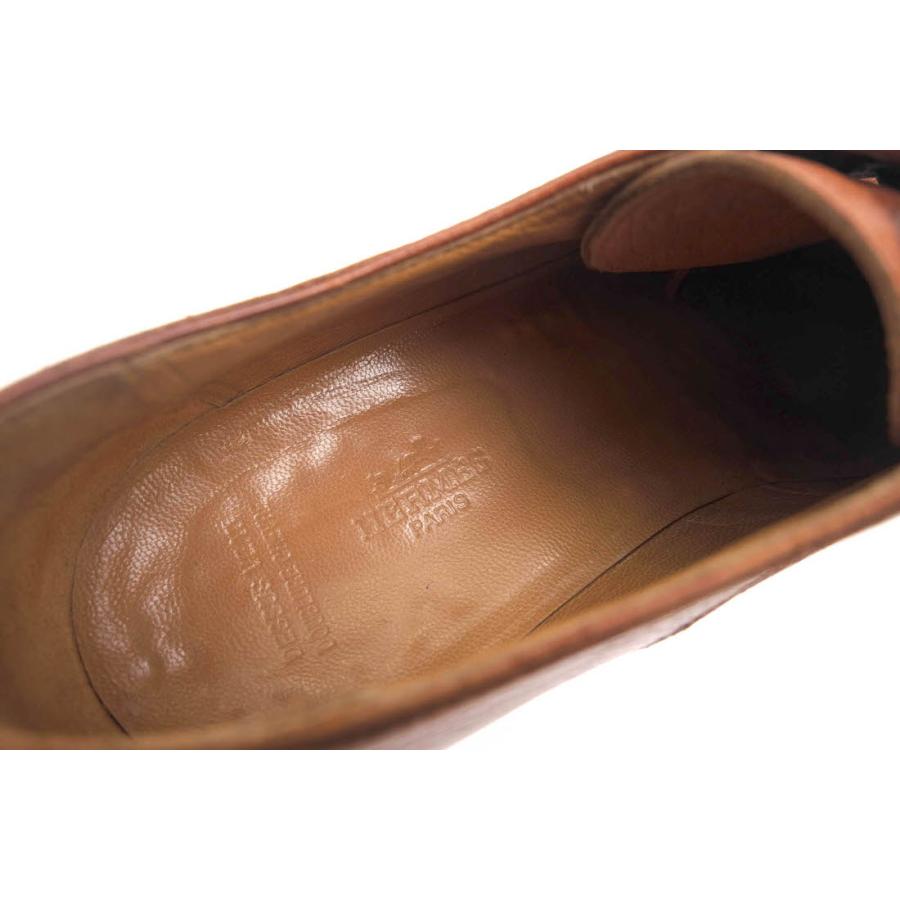 HERMES（エルメス） ビジネスシューズ グレイン型押し牛革 Uチップ